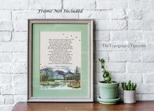 Load image into Gallery viewer, Norman Maclean Print Each one of us here today A River Runs Through It Quote - Framed And Unframed Options