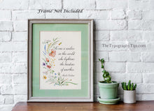 Load image into Gallery viewer, Charles Dickens Quote Doctor Marigold's Prescriptions Book Quote Print Literary Wall Art Framed & Unframed Options