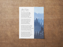 Load image into Gallery viewer, Good Timber Poem Print: Douglas Malloch, LDS Gifts