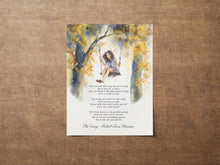 Load image into Gallery viewer, The Swing Poem Print Robert Louis Stevenson Art
