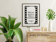 Load image into Gallery viewer, What we've got here is failure to communicate, Cool Hand Luke Movie Quote, Black and White Wall Art Print, Cinema, Framed & Unframed Options