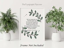 Load image into Gallery viewer, Walt Whitman Quote, Not I, nor anyone else can travel that road for you, Leaves of Grass Print, Self-reliance Framed And Unframed Options