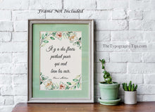 Load image into Gallery viewer, Henri Matisse Flowers Quote "Il y a des fleurs partout pour qui veut bien les voir" - Literary Wall Art Print - There are always flowers...