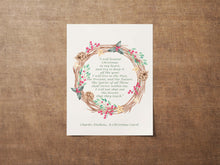 Load image into Gallery viewer, Charles Dickens Quote A Christmas Carol "I will honor Christmas in my heart"