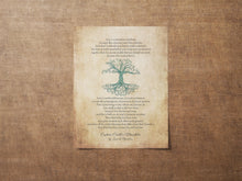 Load image into Gallery viewer, One Tree Not Two Captain Corelli's Mandolin: Wedding Poem Art Print