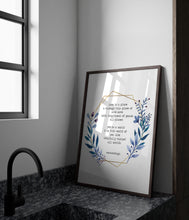 Load image into Gallery viewer, E.E. Cummings Love Poem Print – “Love Is a Place” Wall Art, Romantic Literary Decor