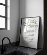 Load image into Gallery viewer, Vater Unser Kunstdruck - Christliche Wanddeko - German Lords Prayer Wall Art Print