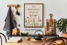 Load image into Gallery viewer, Henri Matisse Quote Print "Il y a des fleurs partout" French Inspirational Wall Art – Wildflower Botanical Poster – Positive Mindset Gift