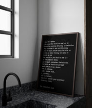 Load image into Gallery viewer, The Breakfast Club Movie Quote Print – Dear Mr. Vernon Letter – 80s Cult Classic Wall Art – Retro Film Decor – Framed or Unframed