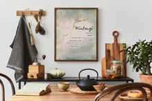 Load image into Gallery viewer, Kintsugi Art Print Japandi Decor Kintsukuroi Definition Poster Japanese Definition print Framed & Unframed Options