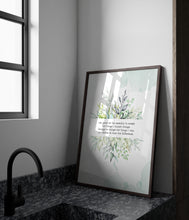 Load image into Gallery viewer, The Serenity Prayer Print Sobriety Gift Alcoholics Anonymous Twelve Step Recovery Framed & Unframed Options