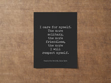 Load image into Gallery viewer, Jane Eyre Quote Print – Charlotte Brontë Self-Respect Wall Art