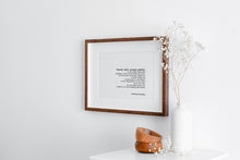 Load image into Gallery viewer, Anthony Bourdain Travel Quote Print “Travel Isn’t Always Pretty” Wall Art in Typewriter Font, Framed or Unframed