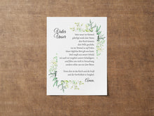 Load image into Gallery viewer, Vater Unser Kunstdruck - Christliche Wanddeko - German Lords Prayer Wall Art Print