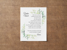 Load image into Gallery viewer, Vater Unser Kunstdruck - Christliche Wanddeko - German Lords Prayer Wall Art Print