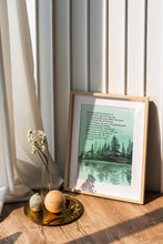 Load image into Gallery viewer, The Peace of Wild Things by Wendell Berry from "Tools of the Trade" ..."When despair for the world grows in me" Framed & Unframed Options