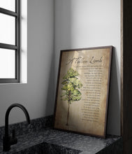 Load image into Gallery viewer, A Fallen Limb Poem Print - Sympathy Memorial Wall Art