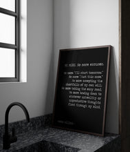 Load image into Gallery viewer, Jocko Willink Print No More Excuses - Discipline Equals Freedom Book Framed & Unframed Options
