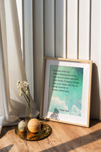 Load image into Gallery viewer, Peter Pan Quote, So come with me where dreams are born - Just think of happy things Minimalist Wall Art UNFRAMED