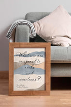 Load image into Gallery viewer, Pride and Prejudice Jane Austen Gifts "What are men compared to rocks and mountains?" Book Shelf Decor, Book Nook