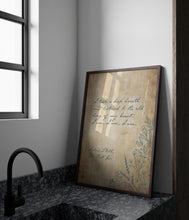 Load image into Gallery viewer, Sylvia Plath Quote Print - "I am, I am, I am" - I took a deep breath and listened to the old brag of my heart - Literary Wall Art Unframed