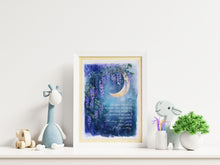 Load image into Gallery viewer, Peter Pan Quote Print “That’s where I’ll always love you”, Peter Pan Book Quote Posters, Reading Nook Decor, Book Shelf Decor
