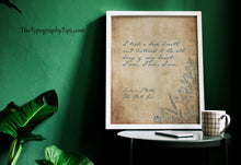 Load image into Gallery viewer, Sylvia Plath Quote Print - "I am, I am, I am" - I took a deep breath and listened to the old brag of my heart - Literary Wall Art Unframed