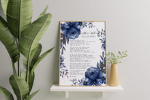 Load image into Gallery viewer, All Is Well Funeral Poem Print – In Loving Memory Art for Celebration of Life, "Death is nothing at all", Sympathy or Condolence Gift
