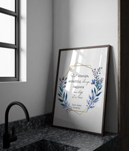 Load image into Gallery viewer, Ruth Bader Ginsburg Quote Print – “Real change, enduring change, happens one step at a time.” - Framed & Unframed Options