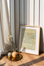 Load image into Gallery viewer, Anthony Bourdain "Travel Changes You" Quote Print Vintage Map Wall Art