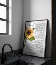 Load image into Gallery viewer, Union By Robert Fulghum Wedding poem wall art Anniversary Gift Poetry Poster Print - Full Poem - Framed & Unframed Options