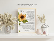 Load image into Gallery viewer, Union By Robert Fulghum Wedding poem wall art Anniversary Gift Poetry Poster Print - Full Poem - Framed & Unframed Options