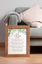 Load image into Gallery viewer, Dust If You Must Poem Print Laundry Room Decor Poem by Rose Milligan - Mother In Law Christmas Gift - Quirky Poem Poster Print