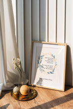 Load image into Gallery viewer, Rainer Maria Rilke - Lass dir Alles geschehn... Kein Gefühl ist das fernste - deutsches gedicht - german poetry wall art UNFRAMED