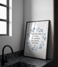 Load image into Gallery viewer, Rumi Quote Wall Art – Raise Your Words Not Voice Print, Mindful Living Decor