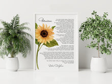 Load image into Gallery viewer, Union By Robert Fulghum Wedding poem wall art Anniversary Gift Poetry Poster Print - Full Poem - Framed & Unframed Options