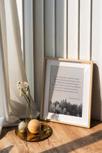 Load image into Gallery viewer, Good Timber Poem by Douglas Malloch Framed & Unframed Options