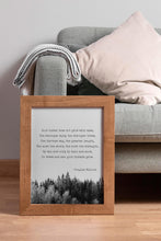 Load image into Gallery viewer, Good Timber Poem by Douglas Malloch Framed & Unframed Options