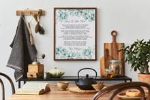 Load image into Gallery viewer, Dust If You Must Poem Print: Rose Milligan Poetry Wall art