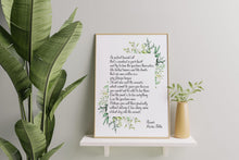 Load image into Gallery viewer, Rilke Quote Wall Art Print: Be patient toward all that is unsolved