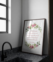 Load image into Gallery viewer, Maya Angelou Quote Print: Inspirational Home Decor, Framed & Unframed