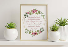 Load image into Gallery viewer, Maya Angelou Quote Print: Inspirational Home Decor, Framed & Unframed