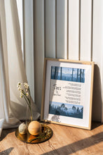 Load image into Gallery viewer, Trees By Joyce Kilmer Poem Poster Print Poetry Wall Art - Framed & Unframed Options