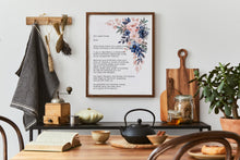 Load image into Gallery viewer, Rumi Quote Art Print: The Guest House Poem, Floral Decor