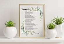 Load image into Gallery viewer, Desiderata Wall Art Print Poem By Max Ehrmann Framed & Unframed Options
