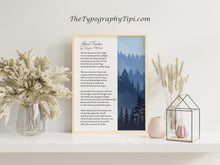 Load image into Gallery viewer, Good Timber Poem Print: Douglas Malloch, LDS Gifts