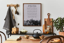 Load image into Gallery viewer, Robert Frost Poem Print: Stopping by Woods on a Snowy Evening
