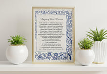 Load image into Gallery viewer, Prayer For Peace: Prayer of Saint Francis Art Print