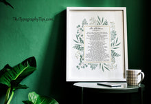 Load image into Gallery viewer, On Children Kahlil Gibran Poem Poetry Poster Print - Literary Wall Art - Framed & Unframed Options