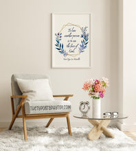 Load image into Gallery viewer, Victor Hugo Quote Print: Les Misérables Art "To love another person..."